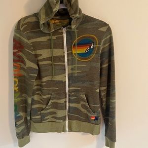 Aviator Nation Full-Zip Hooded Sweatshirt